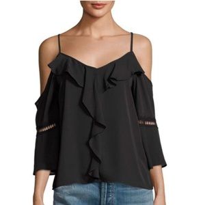 NWT 19 Cooper Red Valentine Ruffle Top